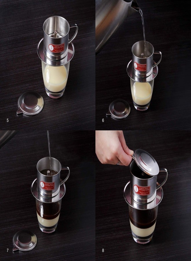 Thang Long Vietnamese Coffee Filter Maker Press. Screw Down Phin Made in Vietnam. Authentic (1, Medium (8 oz)) - Image 4